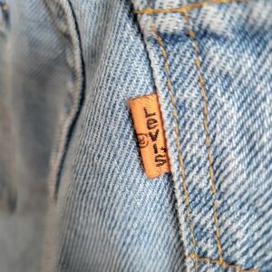 Vintage 506 Orange Tab 34x30 Levi's Men's Blue Jeans Made In Canada